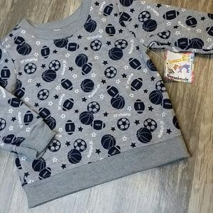 Garanamils🏈Boys Football Sweatshirt🍁12 mo ❄NWT